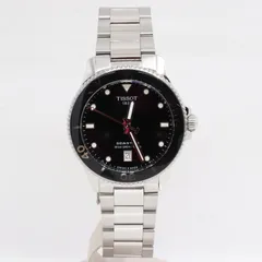 ITXDPZRNQE34 未使用 TISSOT ティソ T120.807.11.051.00 シースター 1000 パワーマティック80 40mm SS AT ブラック文字盤 15コマのサムネイル