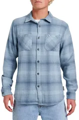 クイックシルバー メンズ アウター ジャケット・ブルゾン シャツ コットン Quiksilver DNA Plaid Cotton Flannel ButtonUp Overshirt China Bのサムネイル