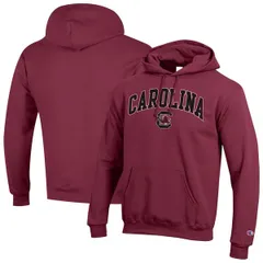 チャンピオン メンズ アウター パーカー・スウェット ロゴ MensChampion Garnet South Carolina Gamecocks Arch Over Logo Pullover Hoodie Garnet