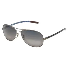 レイバン ロゴ サングラス ブラック ブルー プラスチック レディース Ray-Ban【1-0231187】