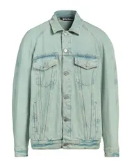 パーム・エンジェルス メンズ アウター ジャケット・ブルゾン PALM ANGELS デニムブルゾン Light Green グリーンのサムネイル
