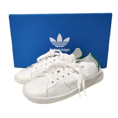BALENCIAGA バレンシアガ ×adidas STAN SMITH スタンスミス スニーカー 721836 24 ホワイト×グリーン レディース