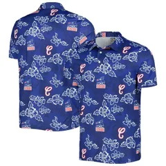 レインスプーナー メンズ トップス ポロシャツ プリント Mens Reyn Spooner Navy Chicago White Sox Cooperstown Collection Puamanaのサムネイル