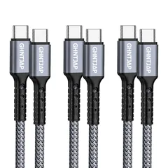 【新着商品】USB C to USB C ケーブル 1M 【3本セット】 タイプc ケーブル PD対応 60W急速充電 高速データ転送 Type C to Type C iPhone15/iPad/Galaxy/Pixel等対応