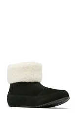 ソレル レディース シューズ ブーツ・レインブーツ SOREL Go Stumptown Faux Fur Lined Bootie Black Natural ブラック