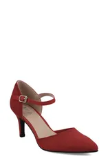 ミア レディース シューズ ヒール アンクル MIA Bivi Ankle Strapump Red レッド