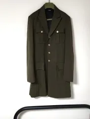 カーキ カラ ゴールド POINT ジャケット カラージャケット