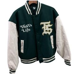【超希少品】That's Life スタジャン ネイビー/ブラウン　　即完売商品 超希少品】That's Life スタジャン ネイビー/ブラウン 即完売商品