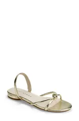 ヨシサムラ レディース シューズ サンダル Yosi Samralison Knot Slingback Sandal Gold ゴールド
