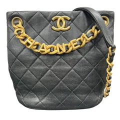 CHANEL 希少 極美品 シャネル マトラッセ スモール バケットバッグ ショルダーバッグ AS3873 ラムスキン レザー 新型シリアルプレート ブラック チェーンショルダーバッグ 巾着 ゴールド金具 ココマーク Aランク 鑑定済 中古【1/28価格改定】