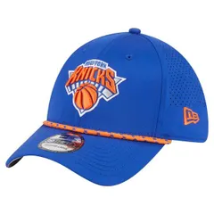 ニューエラ メンズ アクセサリー 帽子 Mens New Era Blue New Yorknicks Featherweight Poly Rope Flex 39Thirty Hat Blue ブルー
