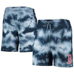 ニューエラ メンズ ボトムス ハーフパンツ・ショーツ ショートパンツ Mens New Era Navy Boston Red Sox Team Dye Shorts Navy ネイビーのサムネイル