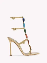 ジャンヴィト ロッシ レディース シューズ サンダル Gianvito Rossi Shanti Sandals Metallic Gold Nappa ゴールド