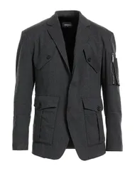 ディースクエアード メンズ アウター ジャケット・ブルゾン DSQUARED2 テーラードジャケット Charcoal チャコールのサムネイル