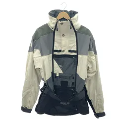 【中古】90s～00ｓ THE NORTH FACE STEEP TECH マウンテンパーカー サイズXL ホワイト×グレー オールド ザノースフェイス スティープテック[17]