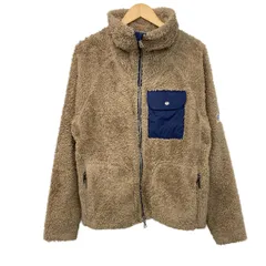 Cape HEIGHTS(ケープハイツ) ブルゾン サイズM メンズ - ベージュ×ネイビー 長袖/ボア/ジップアップ/秋/冬のサムネイル