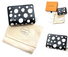 希少 LOUIS VUITTON ルイヴィトン 草間彌生 二つ折り財布 ドット