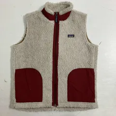 ◆ patagonia パタゴニア ベスト ジップアップ レトロX ボア アウトドア XXL (16-18) キッズ 古着