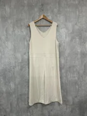 COMME CA ISM コムサ・イズム 無地 Aライン ワンピース size11/ベージュ ■◆ レディース