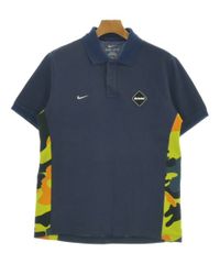 希少 FCRB レアルブリストルとNikeダブルネーム ポロシャツ M ネイビー 