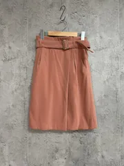 Jewel Changes ジュエルチェンジズ ユナイテッドアローズ 日本製 ベルト付 スカート size36/サーモンピンク ■■ レディースのサムネイル