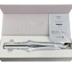 186000 動作確認済み KINUJO 絹女 キヌージョ ストレートアイロン LM225  パール ホワイト