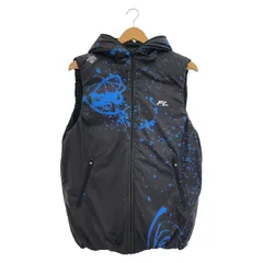 【中古】STUSSY × DESCENTE × FUTURA リバーシブル ダウンベスト L DFL-3980ST ブラック ステューシー フューチュラ デサント[10]のサムネイル