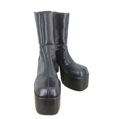 エモダ EMODA タンクボリュームサイドゴアブーツ レディース  L