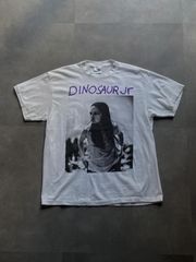 00s初頭 ダイナソージュニア オフィシャル リンガー Tシャツ 白黒