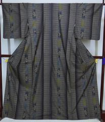 有松鳴海絞り 浴衣　綿　裄63cm　身丈156cm　手縫い　【中古】3234ll 有松鳴海絞り 浴衣 綿 裄63cm 身丈156cm 手縫い 【中古】3234llの通販