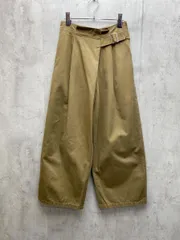 green label relaxing グリーンレーベルリラクシング ユナイテッドアローズ ワイド ガウチョパンツベルト付き 楽ちん カジュアル size36/ブラウン ■◇ レディース