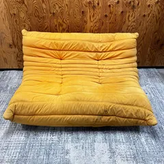 $【値下げ交渉可能】Ligne Roset リーンロゼ ROSETTogo ロゼトーゴ 2人がけソファ イエロー 直接引き取り歓迎！横浜市保土ヶ谷区
