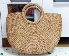 タイ ハンドメイド ラタン トートバッグ