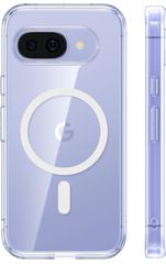TORRAS [Magsafe 대응] Google Pixel 9a 케이스 충? 흡수 방활 무선 충전 대응 반투명 방 지문 에어백 쿠션 탑재 마그넷 칼라 교환 가능 버튼 Guardian-Mag 클리어