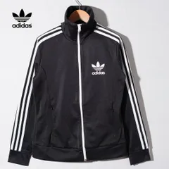 アディダス オリジナルス adidas ORIGINALS 花柄 トラックジャケット ヨーロッパTT M〜L相当 表記 XXL ブラック ホワイト Europe TT ストリート ロゴ刺繍 ジャージ スポーツミックス 古着 G765