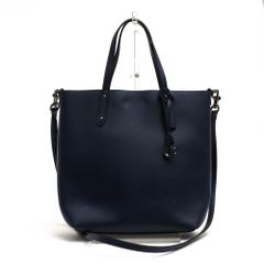 コーチ 2way セントラルショッパー トートバッグ 紺 COACH - コーチ 2way セントラルショッパー トートバッグ 紺の通販 by