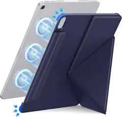 【2025年新登場・エッジ保護・磁気吸着式】HEIGKOIK iPad mini7 ケース (A17 Pro、2024) / iPad mini 第7/6世代 ケース (8.3インチ、2024/2021) ペン収納 スタンド機能 横置き・縦置き対応 三角構造