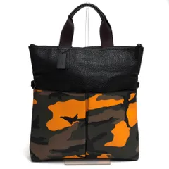 コーチ／COACH バッグ トートバッグ 鞄 ハンドバッグ メンズ 男性 男性用 PVC レザー 革 ブラック 黒  F24765 Charles Foldover Tote With Camo Print チャールズ フォールドオーバー カモプリント A4サ