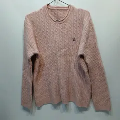 ピンク色 ケーブル編み セーター サイズ105 冬 63273