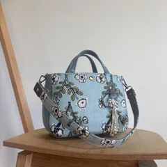 ミナペルホネン▪︎ハンドメイド▪︎2wayワッフルサンドバッグ