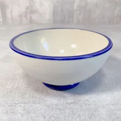 S172 ハンドメイド 茶碗 器 食器 皿 プレート 青 北欧 北欧の匠
