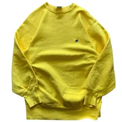 90's champion Reverse Weave yellow チャンピオン リバースウィーブ スウェット