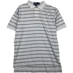 古着 ラルフローレン Ralph Lauren POLO by Ralph Lauren 半袖 ボーダー ポロシャツ メンズM相当/eaa635298