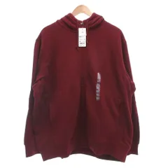 ユニクロ UNIQLO タグ付き 19AW ボアスウェット フルジップパーカー 3XL ワインレッド /MG