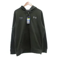 アンダーアーマー UNDER ARMOUR タグ付き ジップアップパーカー フーディー XL カーキ /MG