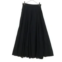 Ray Beams レイビームス ロング丈 プリーツスカート 1 ブラック バックジップ レディース 古着