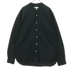 ROSSO ロッソ 長袖 ノーカラーシャツ XL ブラック URBAN RESEARCH アーバンリサーチ メンズ 古着