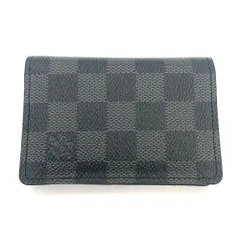 ルイヴィトン LOUIS VUITTON オーガナイザー ドゥ ポッシュ カードケース ダミエ グラフィット N63075 名刺入れ【中古】のサムネイル