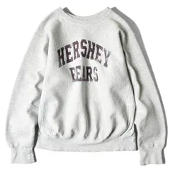 90s USA製 Cotton Exchange 2段 カレッジ プリント RWタイプ スウェット トレーナー L / 90年代 アメリカ製 リバース 霜降り グレー