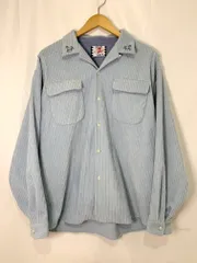 SON OF THE CHEESE サノバチーズ Horse Corduroy Shirts ホースコーデュロイシャツ サイズ: L カラー: 水色 メンズ トップスのサムネイル